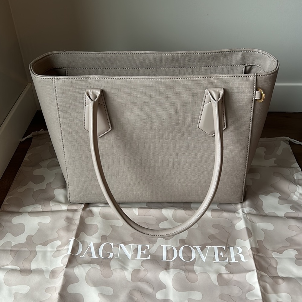 Dagne Dover Signature Tote Coated Canvas in Bleecker Blush - Classic
